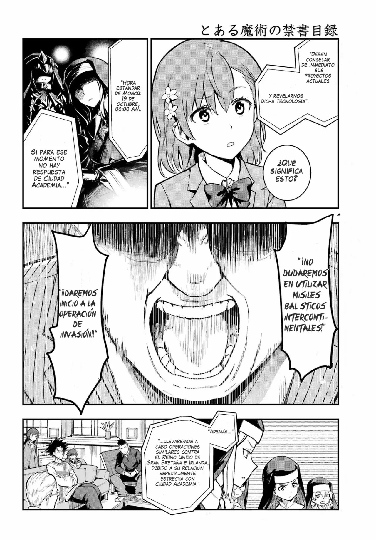 Toaru Majutsu no Index Capitulo 212: Declaración de Guerra página 8