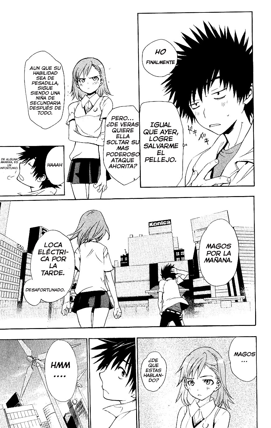 Toaru Majutsu no Index Capitulo 3: El mago página 15