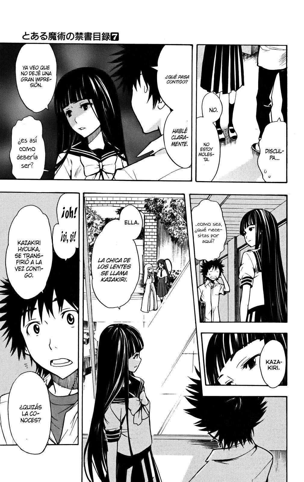 Toaru Majutsu no Index Capitulo 35: Estudiante transferida página 32