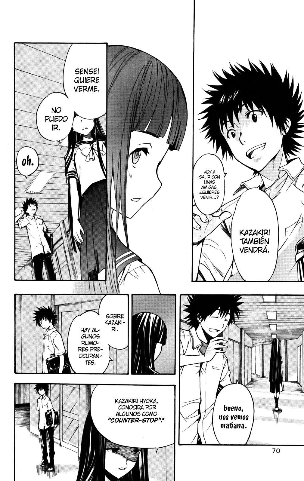 Toaru Majutsu no Index Capitulo 35: Estudiante transferida página 35