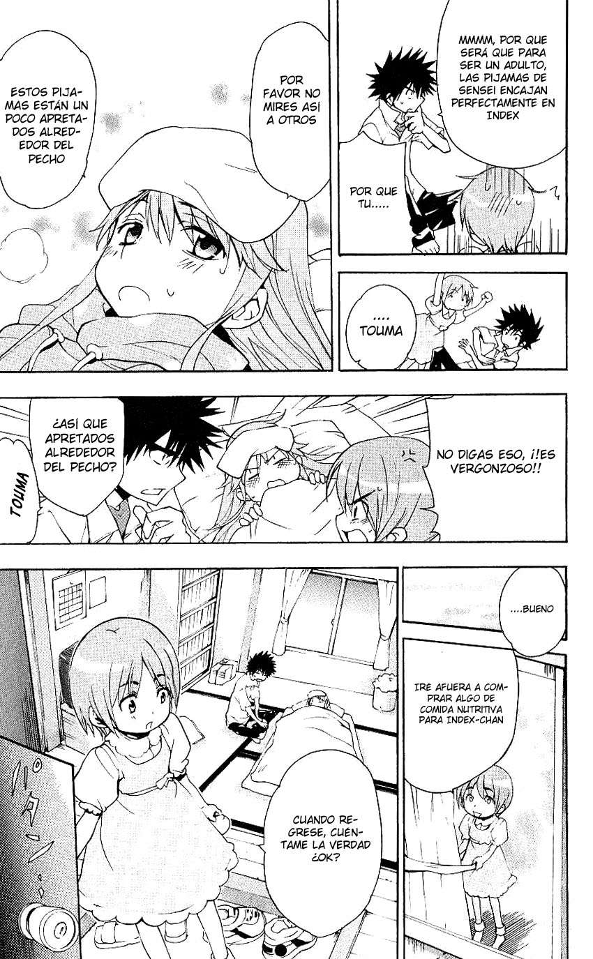 Toaru Majutsu no Index Capitulo 5: Fin del cancer, apuntando hacia la dirección occidental página 24