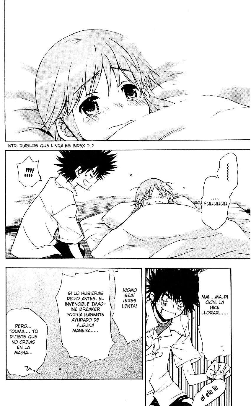 Toaru Majutsu no Index Capitulo 5: Fin del cancer, apuntando hacia la dirección occidental página 31