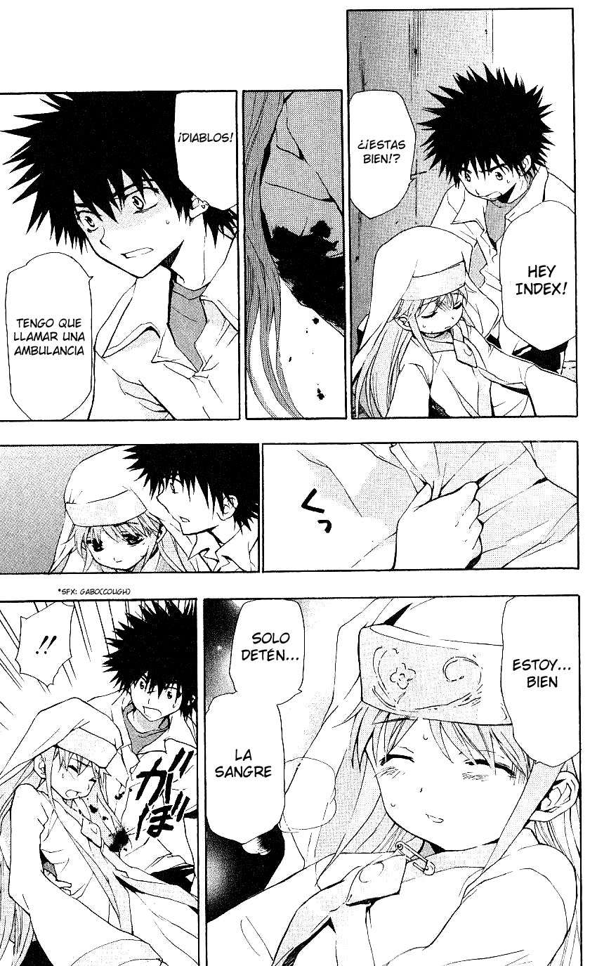 Toaru Majutsu no Index Capitulo 5: Fin del cancer, apuntando hacia la dirección occidental página 4