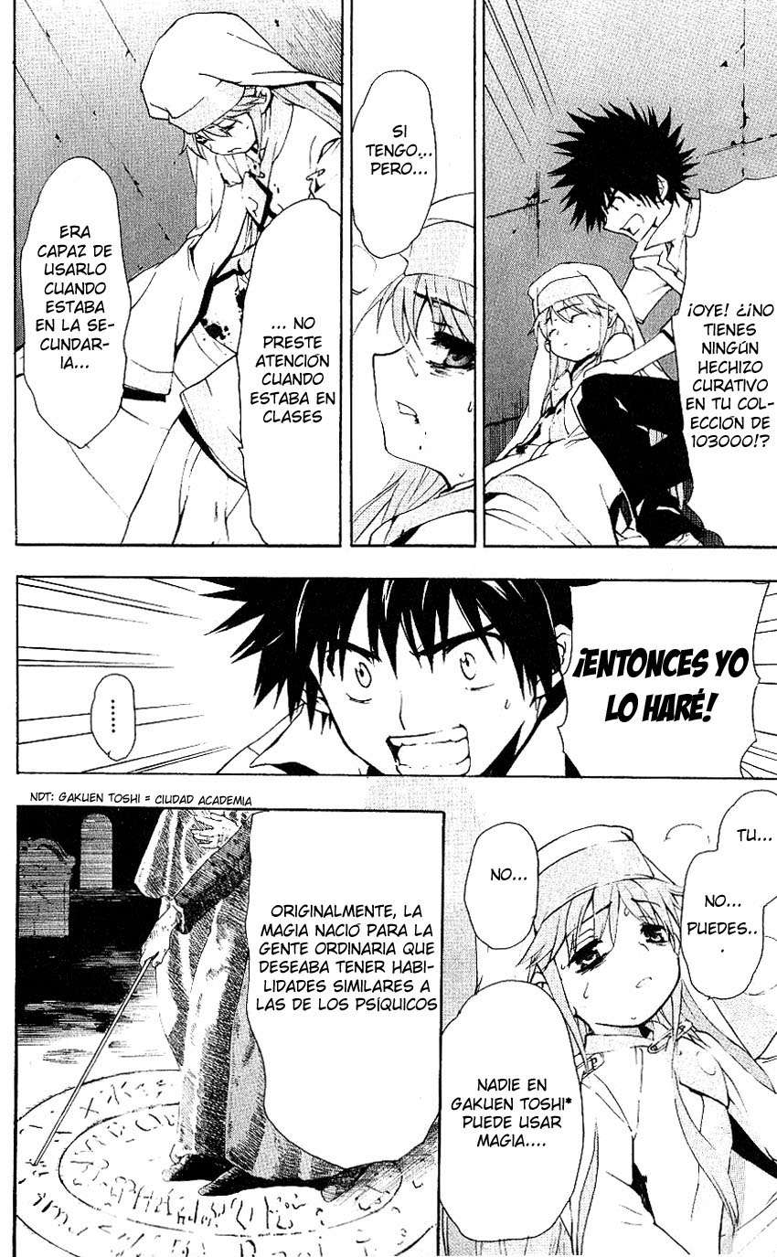 Toaru Majutsu no Index Capitulo 5: Fin del cancer, apuntando hacia la dirección occidental página 5