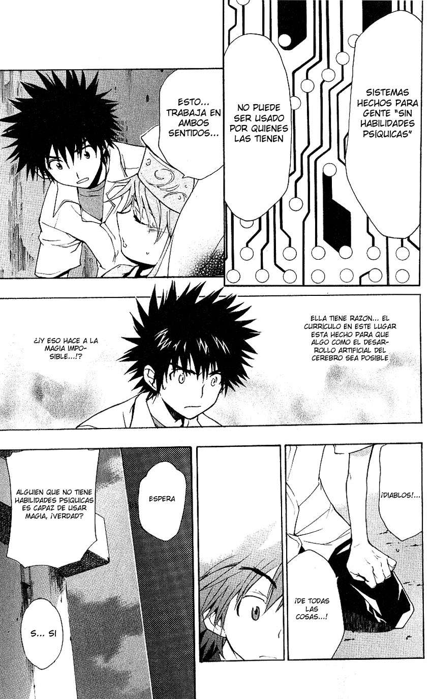 Toaru Majutsu no Index Capitulo 5: Fin del cancer, apuntando hacia la dirección occidental página 6