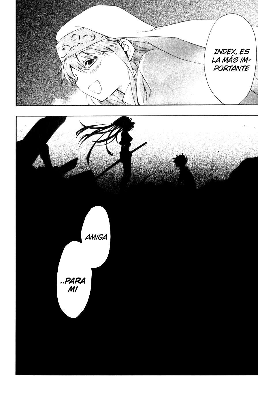 Toaru Majutsu no Index Capitulo 6: Una sombra bajo la luna página 38