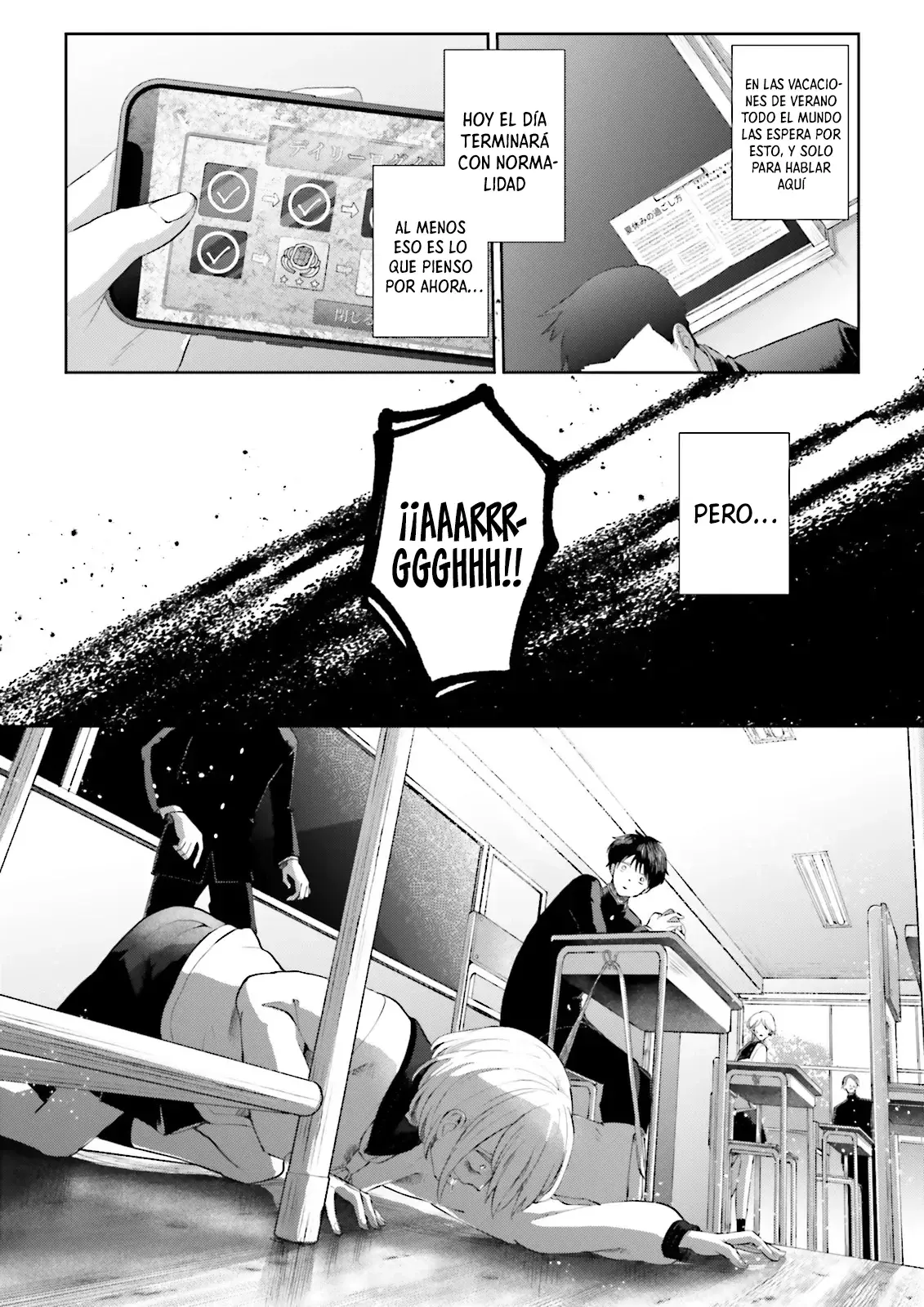 Classmate wa Isekai de Yuusha ni Natta kedo, Ore dake Gendai Nihon ni Okizari ni Narimashita Capitulo 1 página 18