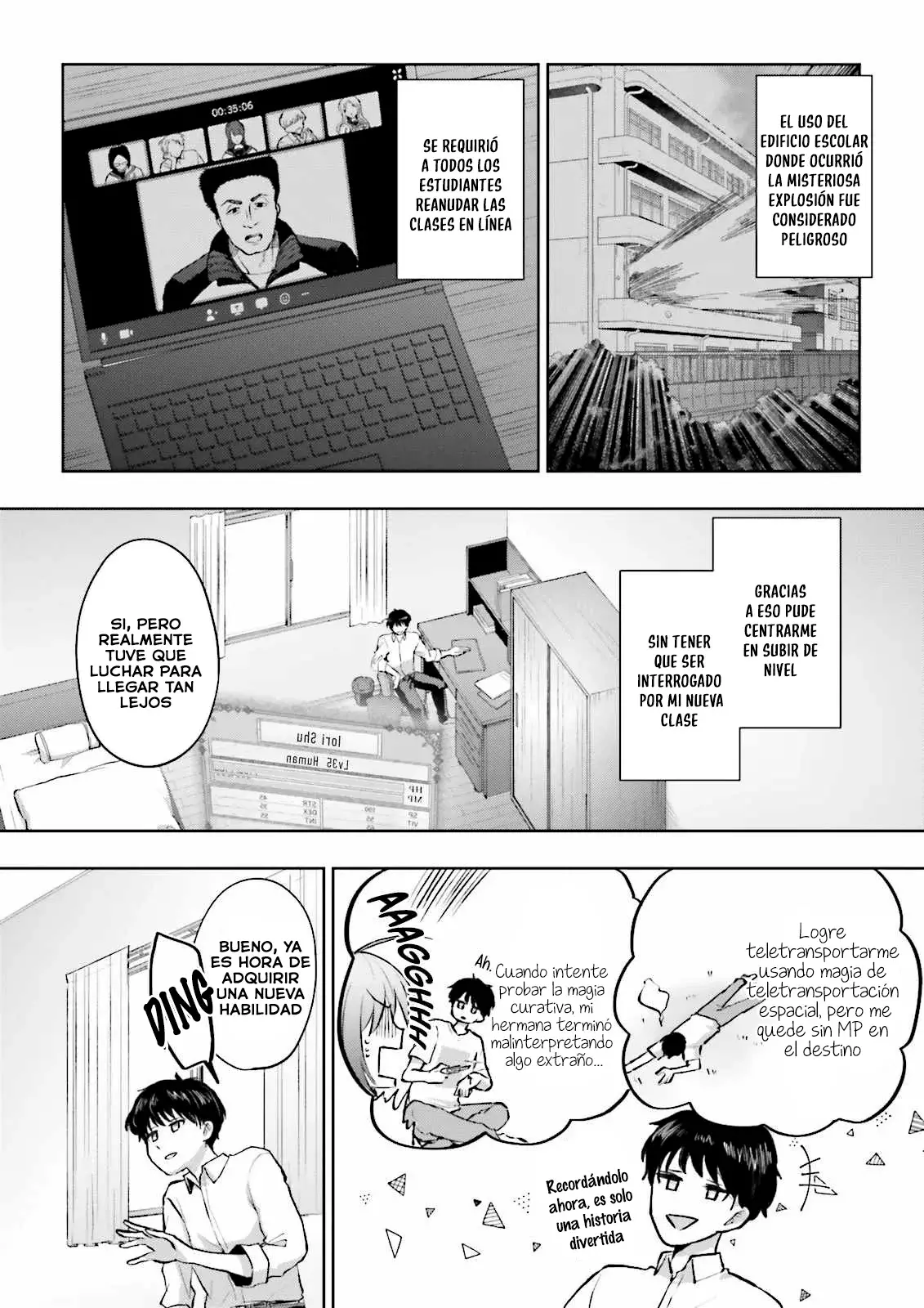 Classmate wa Isekai de Yuusha ni Natta kedo, Ore dake Gendai Nihon ni Okizari ni Narimashita Capitulo 3.2 página 6