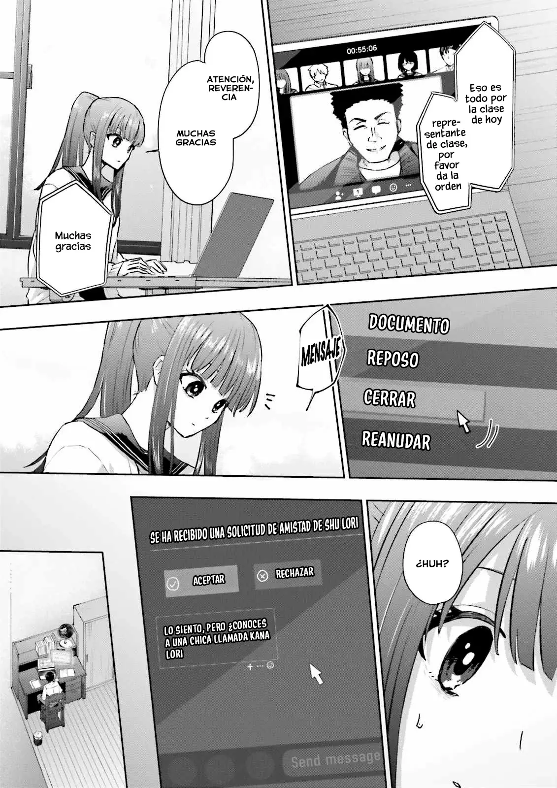 Classmate wa Isekai de Yuusha ni Natta kedo, Ore dake Gendai Nihon ni Okizari ni Narimashita Capitulo 4.3 página 8