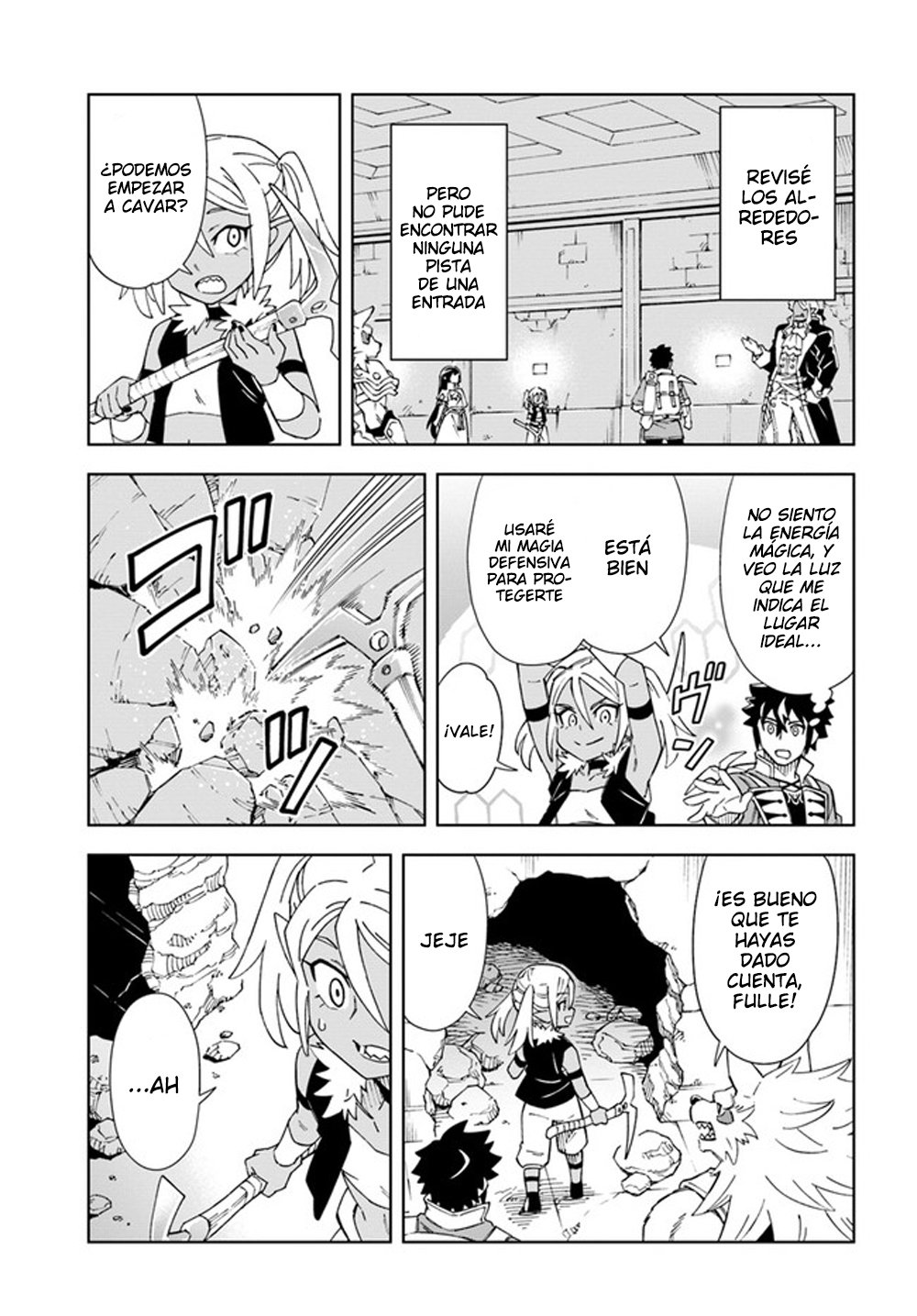 Doukutsuou kara Hajimeru Rakuen Life ~Bannou no Saikutsu Skill de Saikyou Ni Capitulo 17.1: capítulo 17 (parte 2) página 16