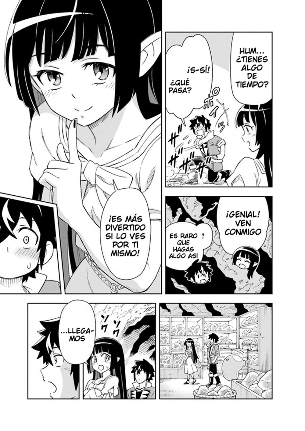 Doukutsuou kara Hajimeru Rakuen Life ~Bannou no Saikutsu Skill de Saikyou Ni Capitulo 7: capítulo 7 (parte 1) página 7