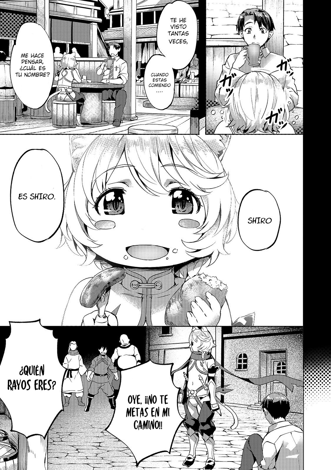 Isekai de Slow Life wo (Ganbou) Capitulo 11: Una chica con orejas de gato llamada Shiro página 3