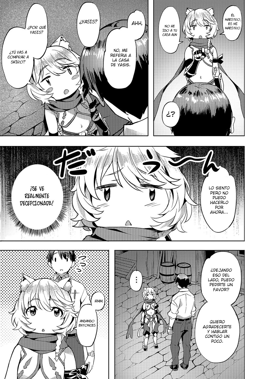 Isekai de Slow Life wo (Ganbou) Capitulo 11: Una chica con orejas de gato llamada Shiro página 9