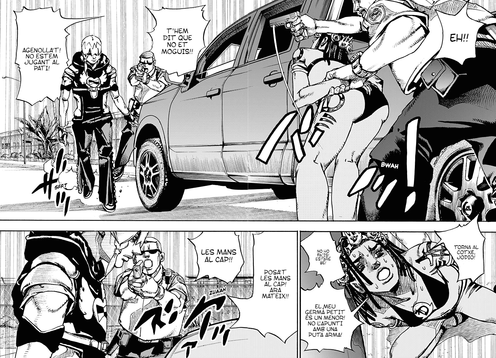 JoJo's Bizarre Adventure Parte 9: The JoJoLands Capitulo 1: Salida (DEPARTURE) página 17