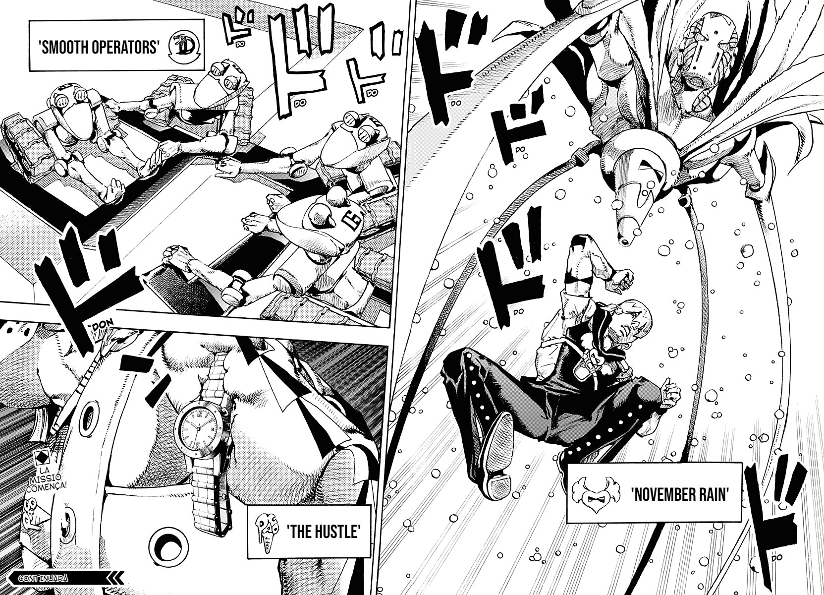 JoJo's Bizarre Adventure Parte 9: The JoJoLands Capitulo 1: Salida (DEPARTURE) página 59