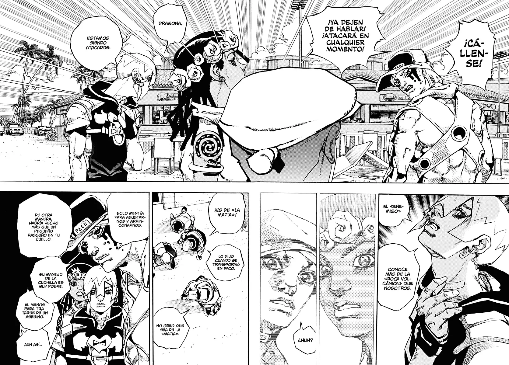JoJo's Bizarre Adventure Parte 9: The JoJoLands Capitulo 10: Kailua Kona - Esperando la hora del vuelo, Parte 2 página 23