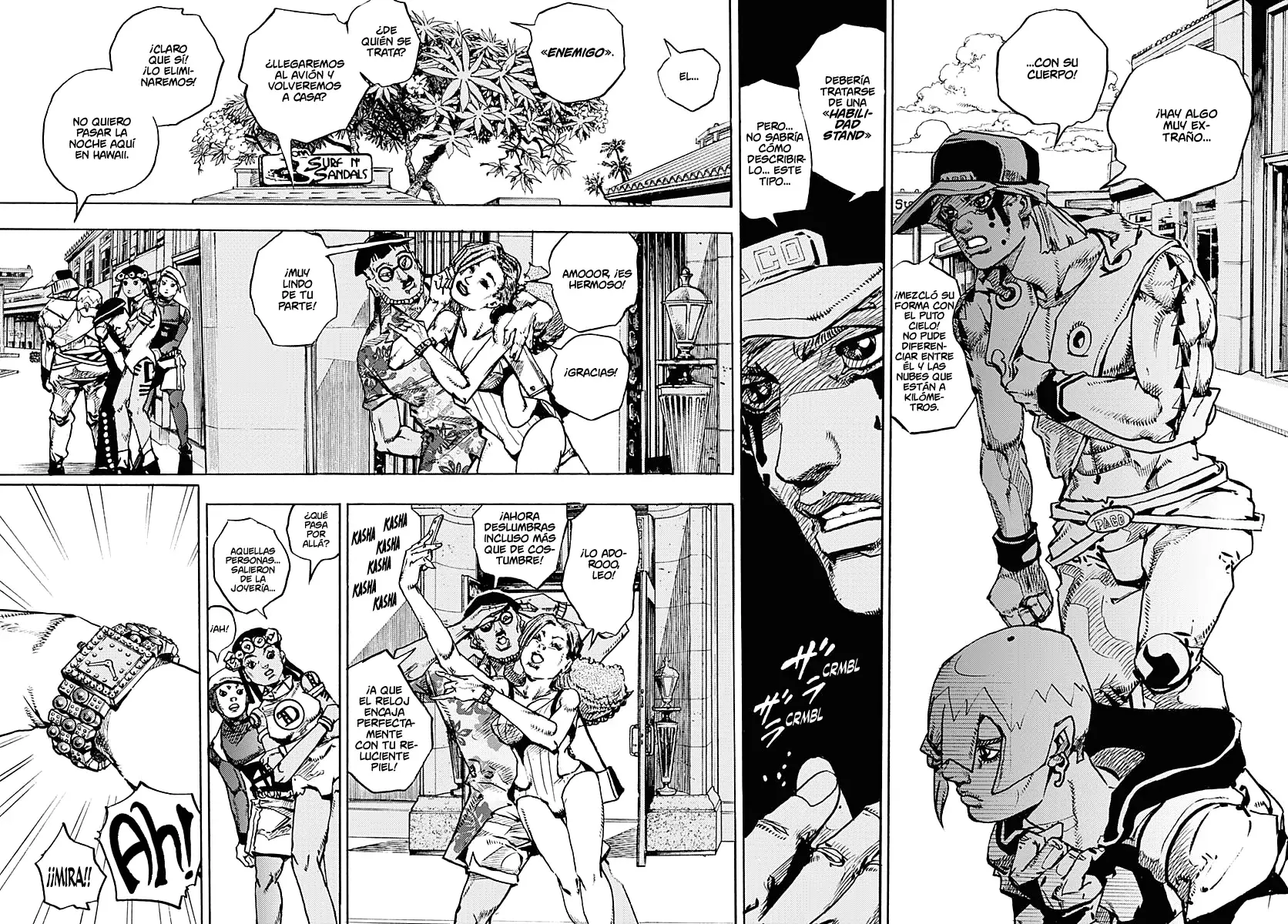 JoJo's Bizarre Adventure Parte 9: The JoJoLands Capitulo 10: Kailua Kona - Esperando la hora del vuelo, Parte 2 página 24