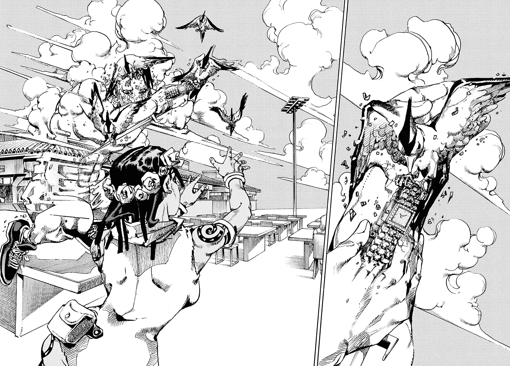 JoJo's Bizarre Adventure Parte 9: The JoJoLands Capitulo 10: Kailua Kona - Esperando la hora del vuelo, Parte 2 página 35