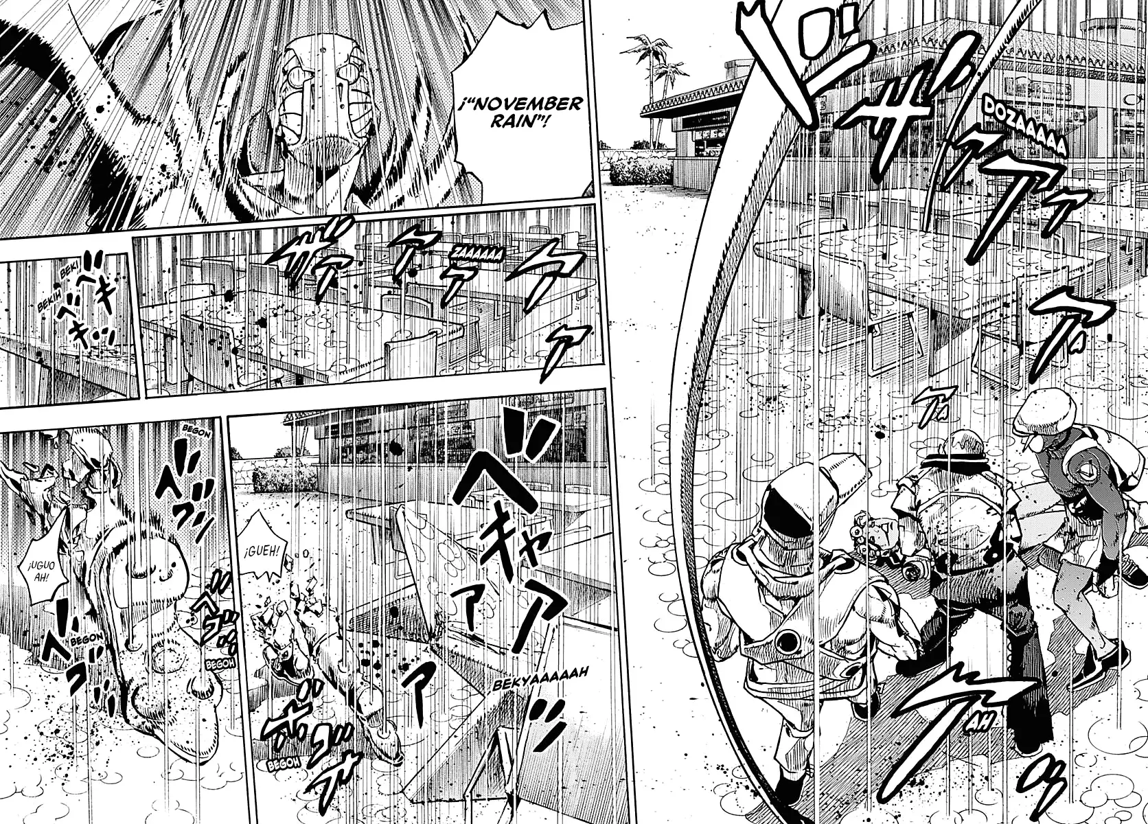 JoJo's Bizarre Adventure Parte 9: The JoJoLands Capitulo 10: Kailua Kona - Esperando la hora del vuelo, Parte 2 página 39