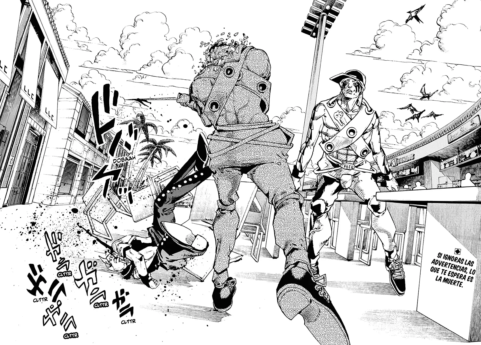 JoJo's Bizarre Adventure Parte 9: The JoJoLands Capitulo 10: Kailua Kona - Esperando la hora del vuelo, Parte 2 página 5