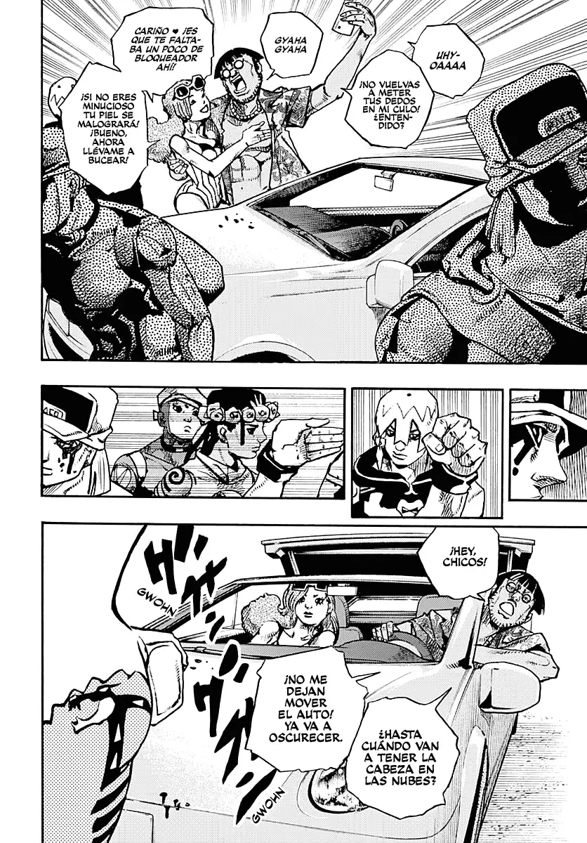 JoJo's Bizarre Adventure Parte 9: The JoJoLands Capitulo 11: Kailua Kona - Esperando la hora del vuelo, Parte 3 página 11