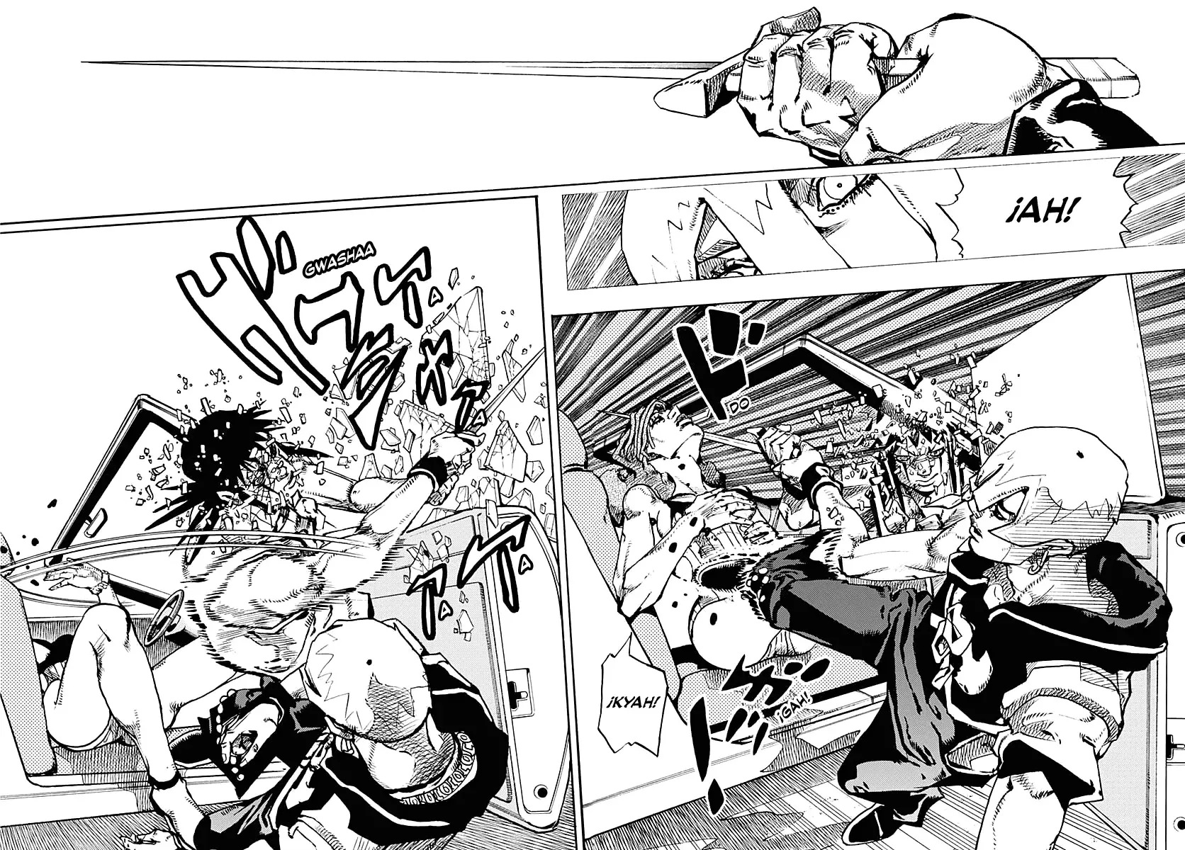 JoJo's Bizarre Adventure Parte 9: The JoJoLands Capitulo 11: Kailua Kona - Esperando la hora del vuelo, Parte 3 página 15
