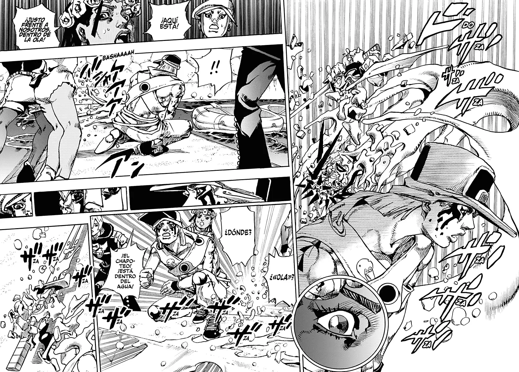 JoJo's Bizarre Adventure Parte 9: The JoJoLands Capitulo 11: Kailua Kona - Esperando la hora del vuelo, Parte 3 página 27