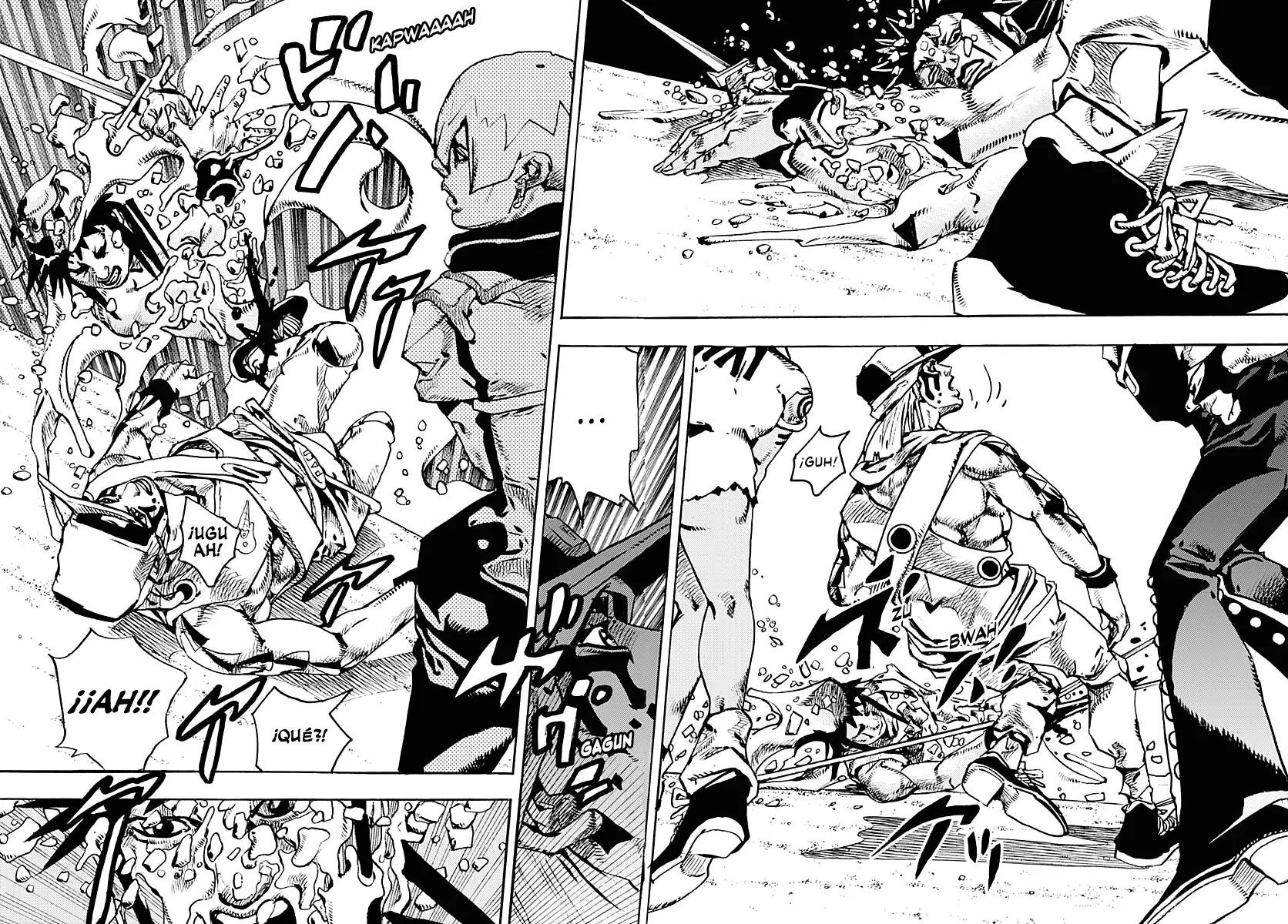 JoJo's Bizarre Adventure Parte 9: The JoJoLands Capitulo 11: Kailua Kona - Esperando la hora del vuelo, Parte 3 página 28