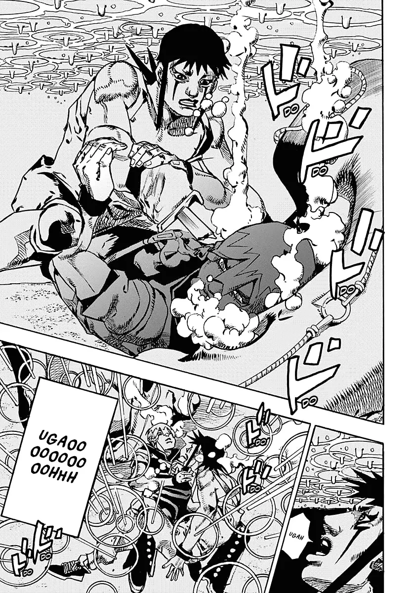 JoJo's Bizarre Adventure Parte 9: The JoJoLands Capitulo 11: Kailua Kona - Esperando la hora del vuelo, Parte 3 página 36