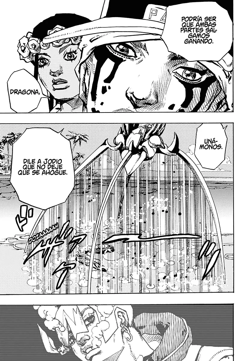 JoJo's Bizarre Adventure Parte 9: The JoJoLands Capitulo 11: Kailua Kona - Esperando la hora del vuelo, Parte 3 página 39