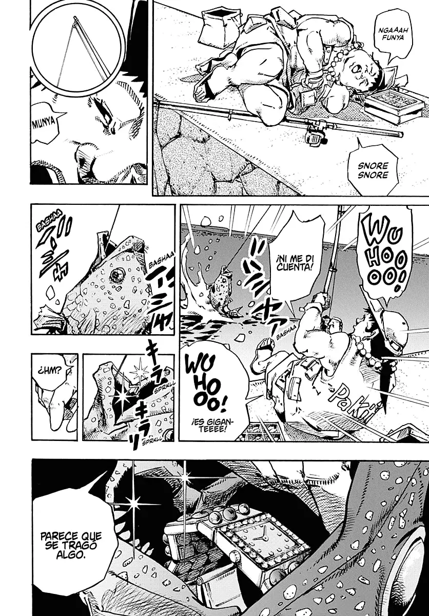 JoJo's Bizarre Adventure Parte 9: The JoJoLands Capitulo 11: Kailua Kona - Esperando la hora del vuelo, Parte 3 página 40