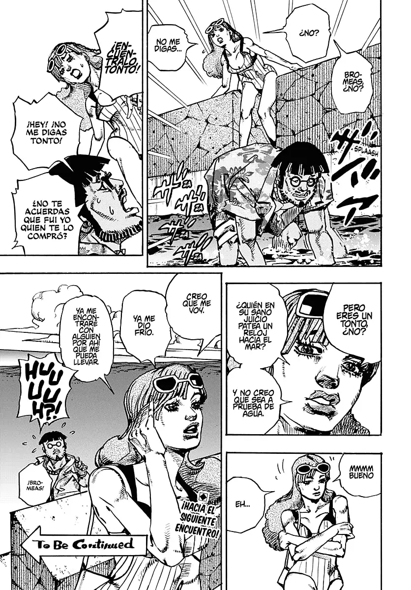 JoJo's Bizarre Adventure Parte 9: The JoJoLands Capitulo 11: Kailua Kona - Esperando la hora del vuelo, Parte 3 página 41