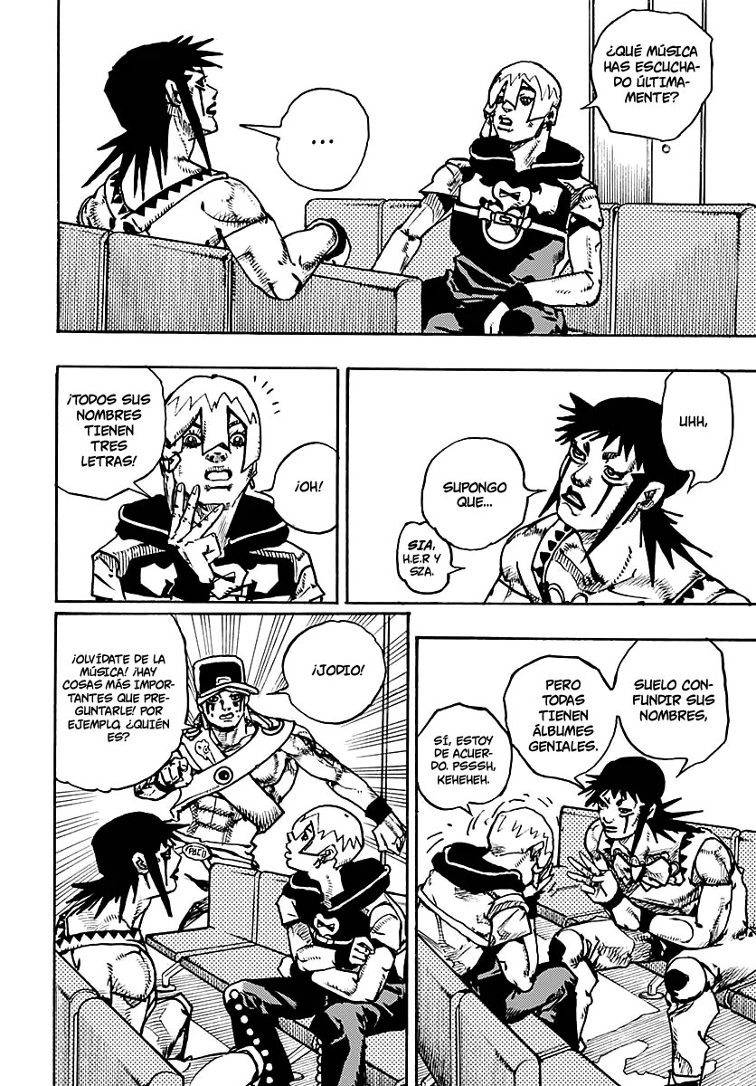 JoJo's Bizarre Adventure Parte 9: The JoJoLands Capitulo 12: Charming Man página 12