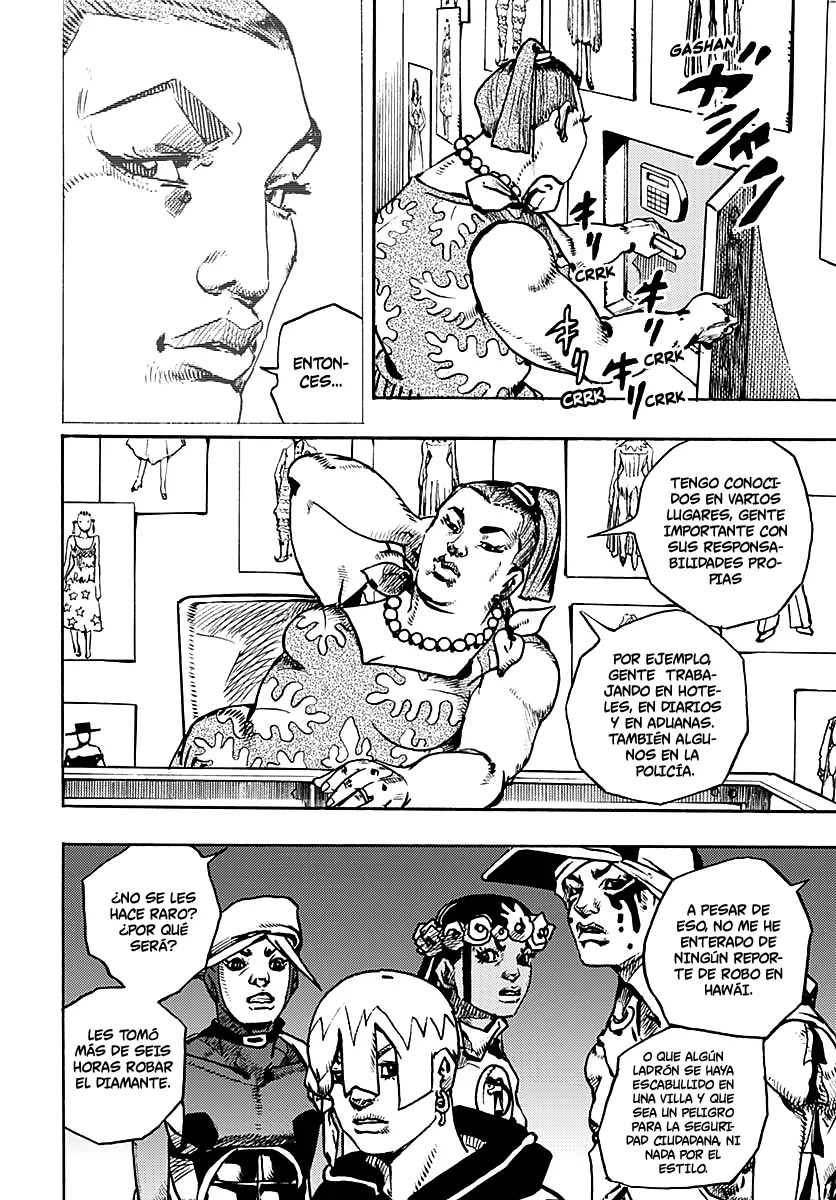 JoJo's Bizarre Adventure Parte 9: The JoJoLands Capitulo 12: Charming Man página 32
