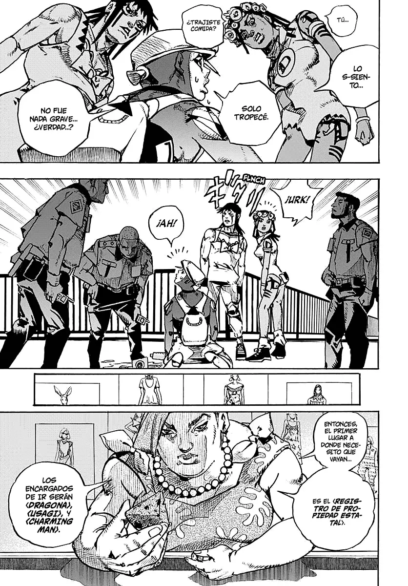 JoJo's Bizarre Adventure Parte 9: The JoJoLands Capitulo 14: Voy a por esos cincuenta mil millones de dólares, Parte 1 página 10