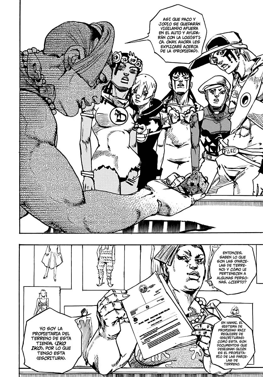 JoJo's Bizarre Adventure Parte 9: The JoJoLands Capitulo 14: Voy a por esos cincuenta mil millones de dólares, Parte 1 página 11
