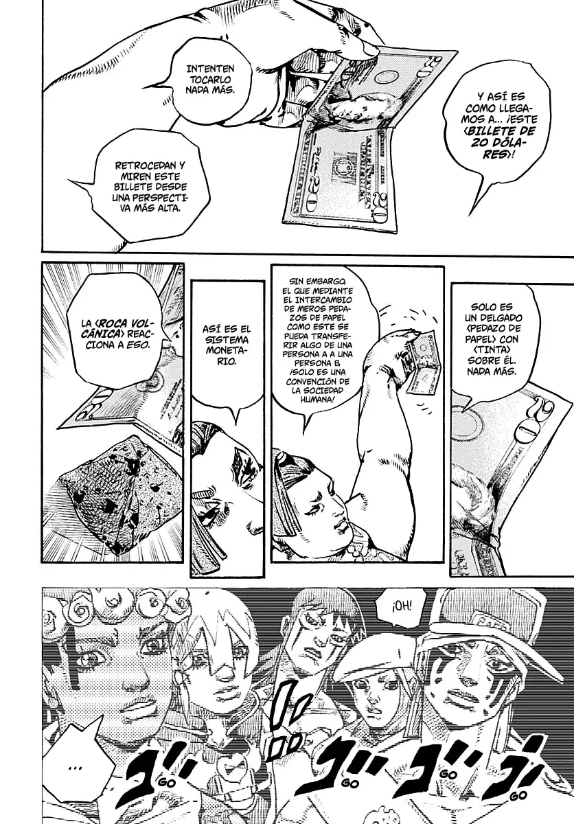 JoJo's Bizarre Adventure Parte 9: The JoJoLands Capitulo 14: Voy a por esos cincuenta mil millones de dólares, Parte 1 página 13