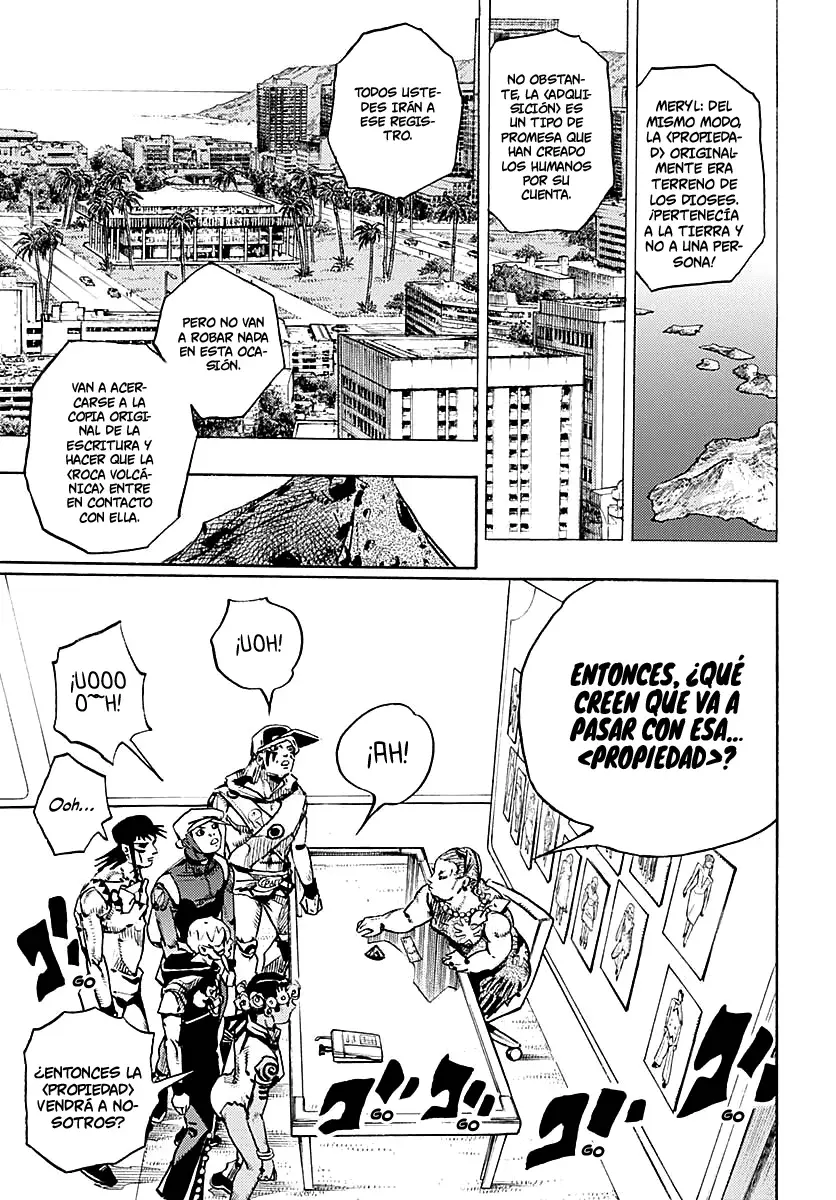 JoJo's Bizarre Adventure Parte 9: The JoJoLands Capitulo 14: Voy a por esos cincuenta mil millones de dólares, Parte 1 página 14