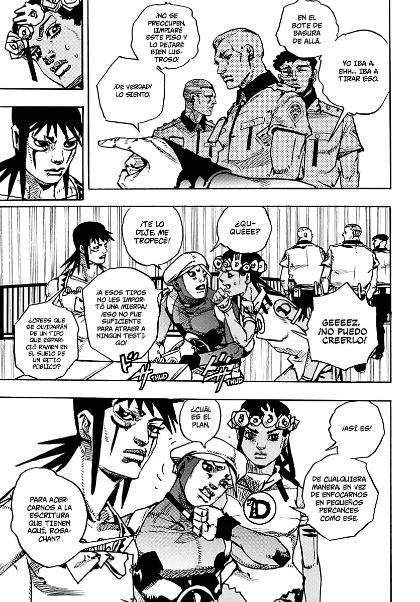 JoJo's Bizarre Adventure Parte 9: The JoJoLands Capitulo 14: Voy a por esos cincuenta mil millones de dólares, Parte 1 página 17
