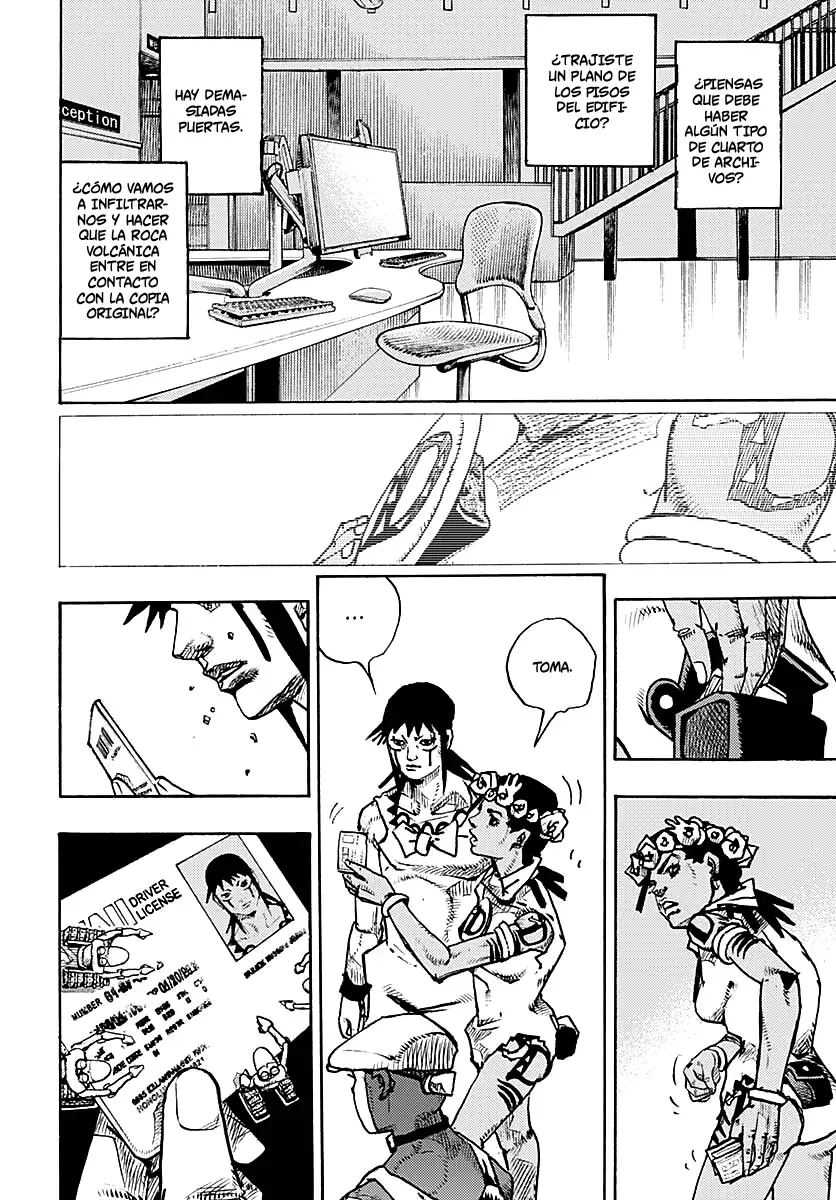 JoJo's Bizarre Adventure Parte 9: The JoJoLands Capitulo 14: Voy a por esos cincuenta mil millones de dólares, Parte 1 página 18