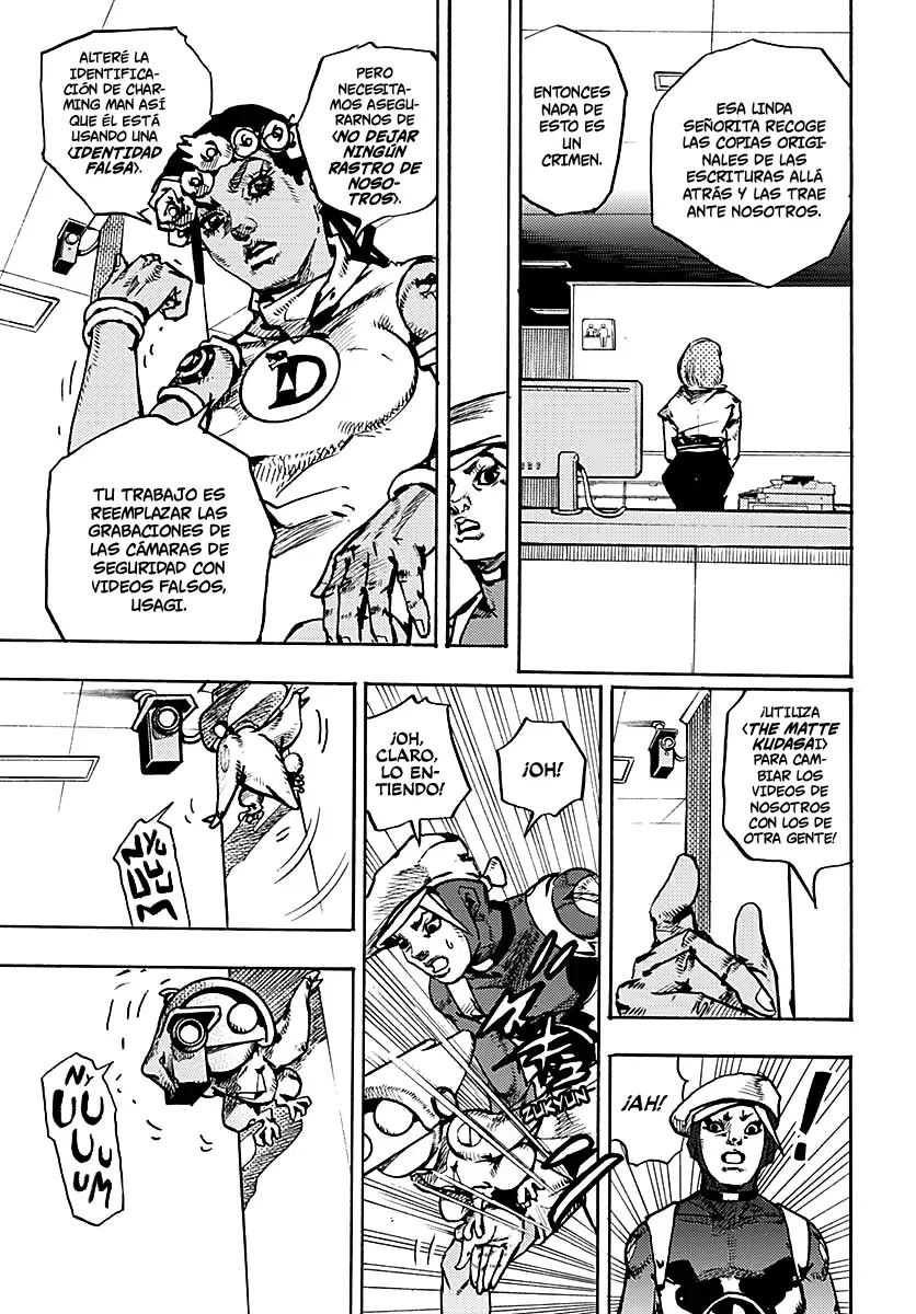 JoJo's Bizarre Adventure Parte 9: The JoJoLands Capitulo 14: Voy a por esos cincuenta mil millones de dólares, Parte 1 página 21