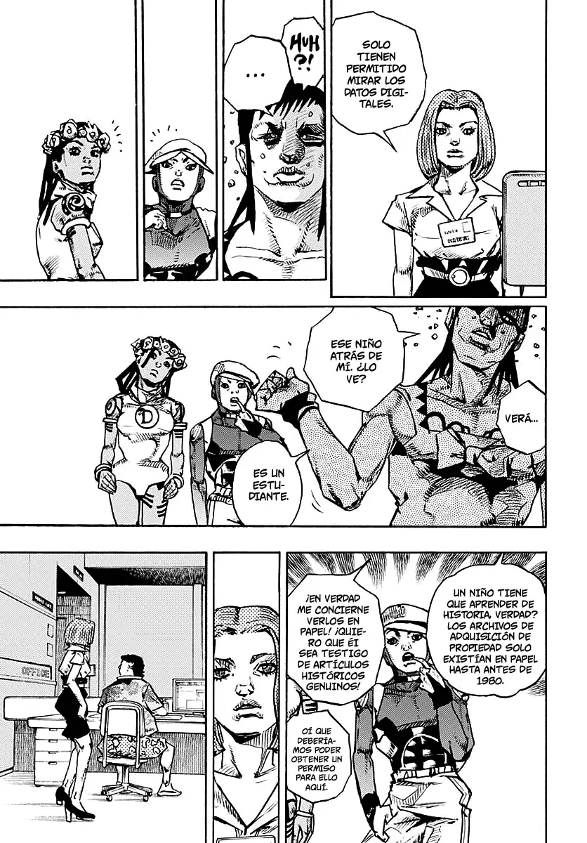 JoJo's Bizarre Adventure Parte 9: The JoJoLands Capitulo 14: Voy a por esos cincuenta mil millones de dólares, Parte 1 página 23