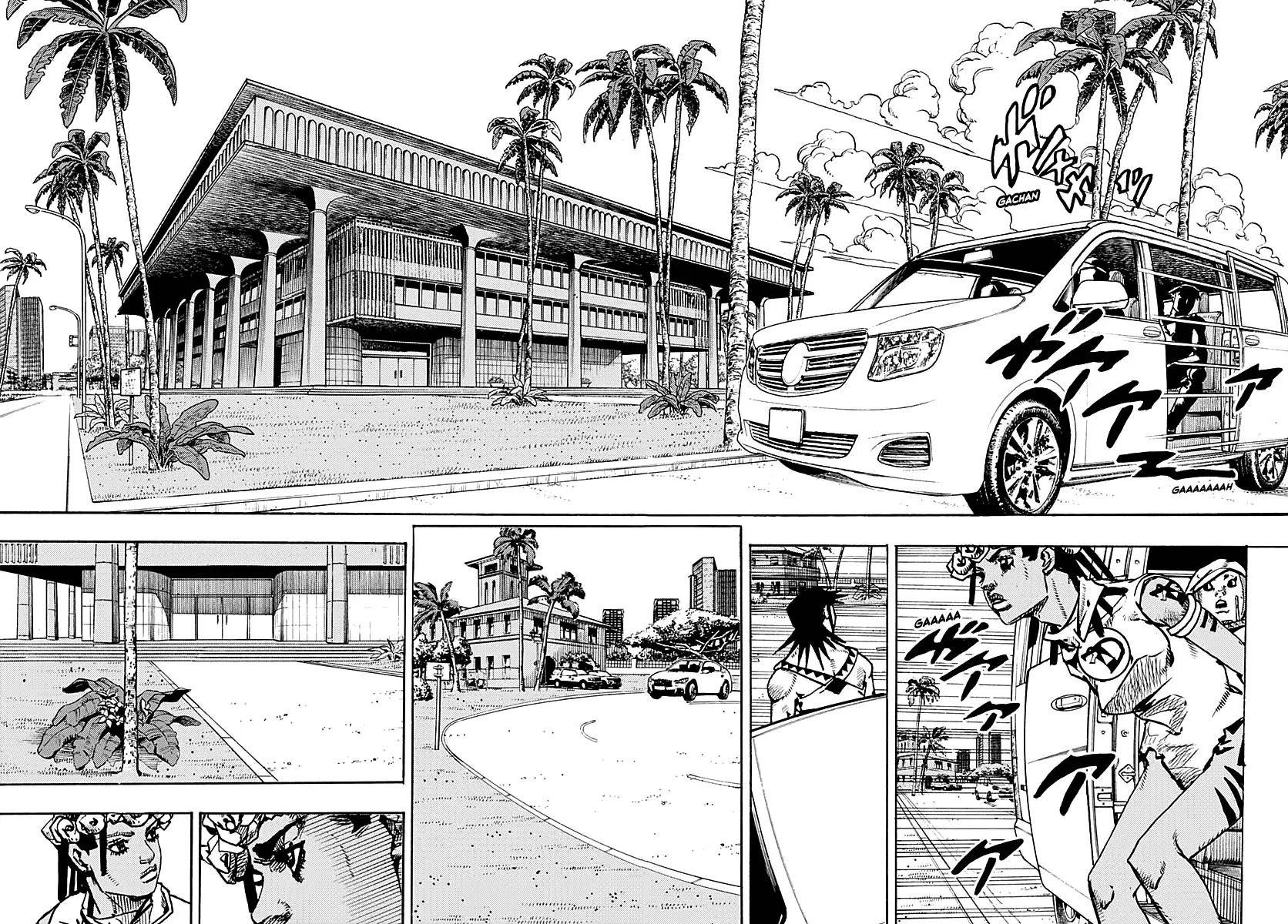 JoJo's Bizarre Adventure Parte 9: The JoJoLands Capitulo 14: Voy a por esos cincuenta mil millones de dólares, Parte 1 página 6