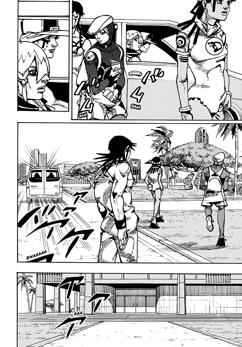 JoJo's Bizarre Adventure Parte 9: The JoJoLands Capitulo 14: Voy a por esos cincuenta mil millones de dólares, Parte 1 página 7