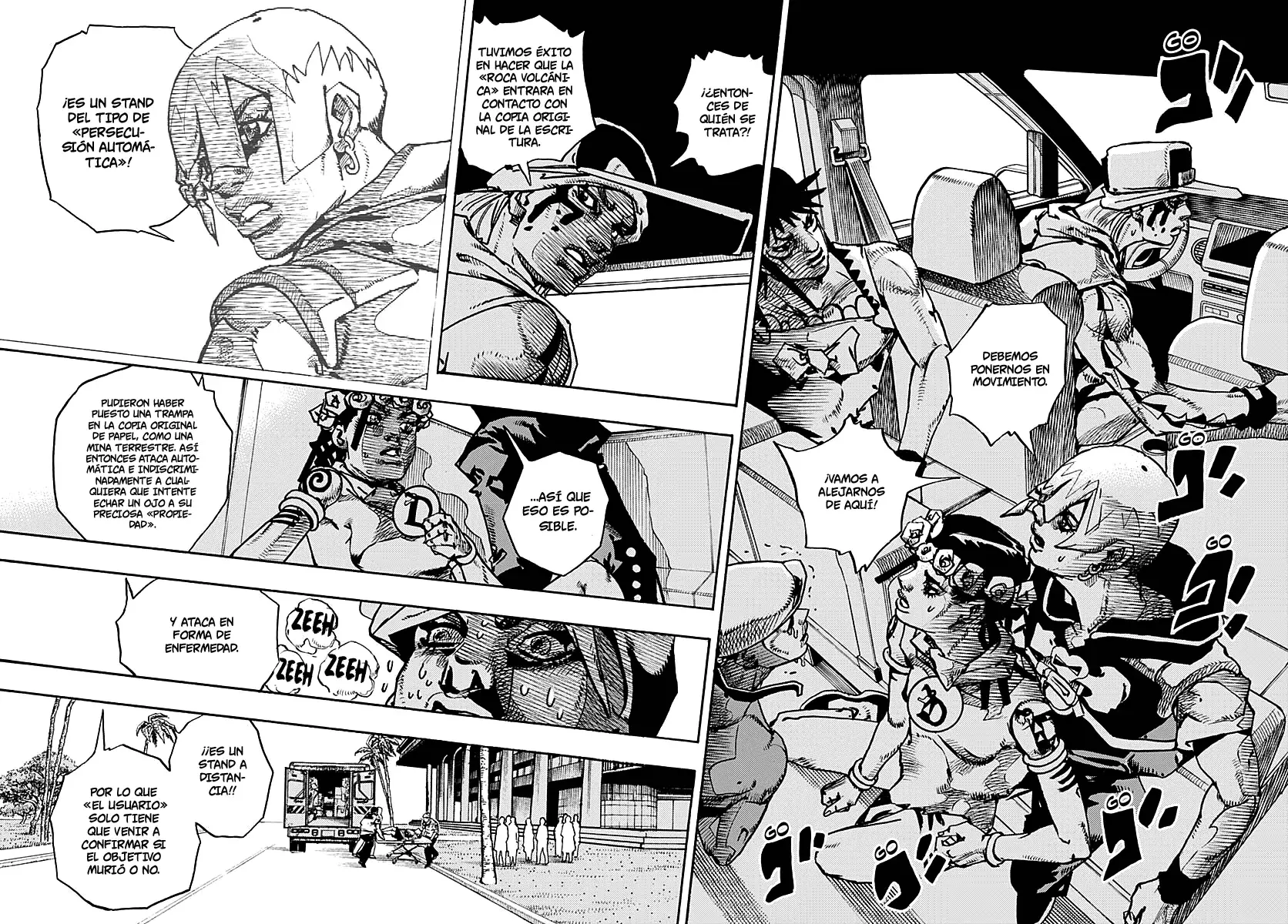 JoJo's Bizarre Adventure Parte 9: The JoJoLands Capitulo 15: Voy a por esos cincuenta mil millones de dólares, Parte 2 página 21