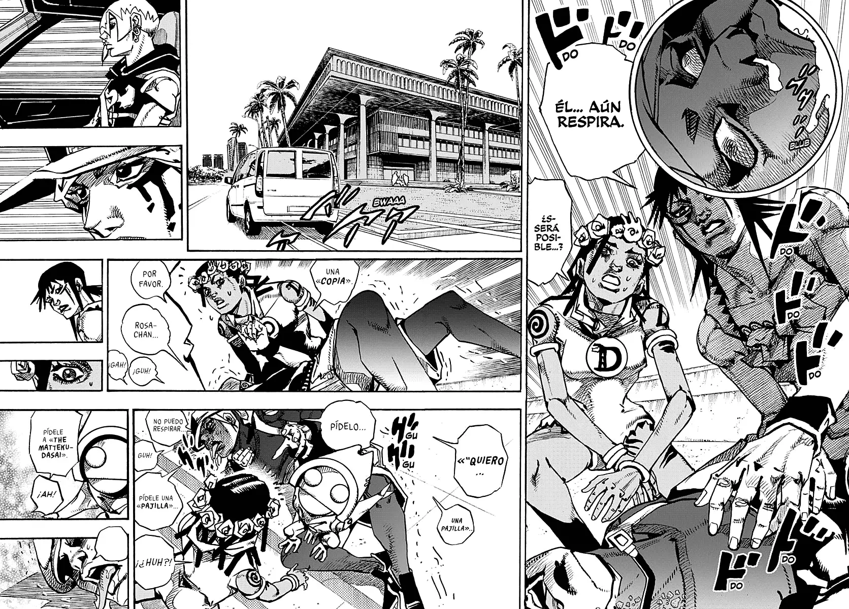 JoJo's Bizarre Adventure Parte 9: The JoJoLands Capitulo 15: Voy a por esos cincuenta mil millones de dólares, Parte 2 página 4