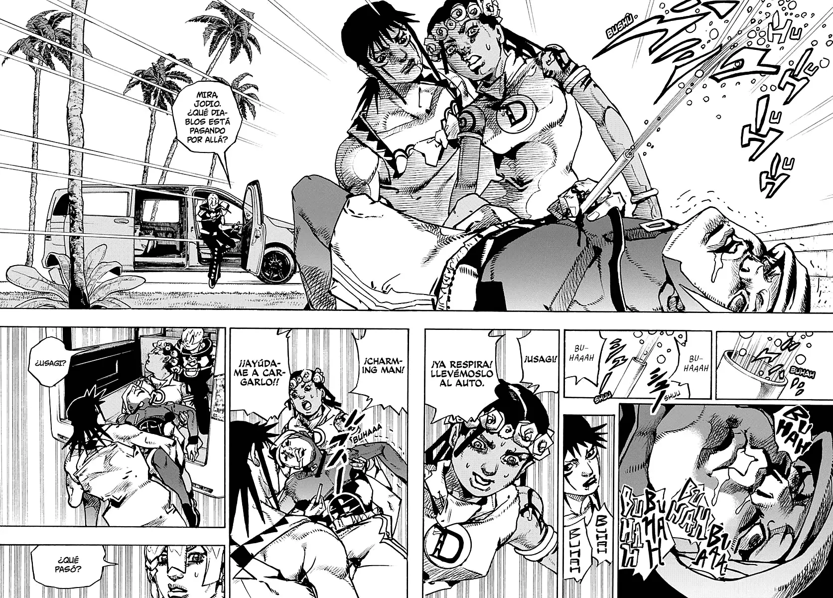 JoJo's Bizarre Adventure Parte 9: The JoJoLands Capitulo 15: Voy a por esos cincuenta mil millones de dólares, Parte 2 página 7