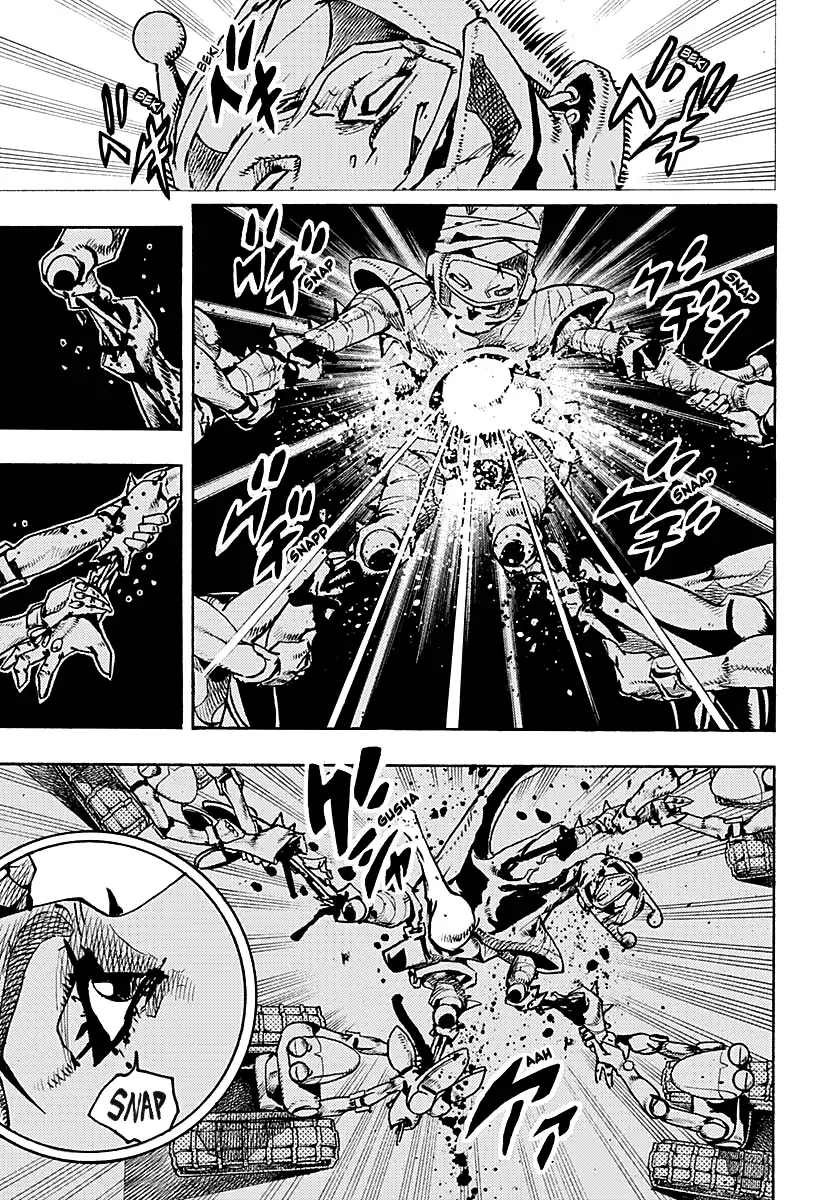 JoJo's Bizarre Adventure Parte 9: The JoJoLands Capitulo 16: Los Bags Groove de Lulu, parte 1 página 14