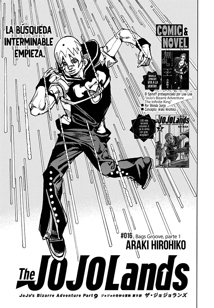 JoJo's Bizarre Adventure Parte 9: The JoJoLands Capitulo 16: Los Bags Groove de Lulu, parte 1 página 2