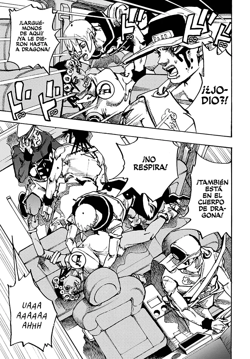 JoJo's Bizarre Adventure Parte 9: The JoJoLands Capitulo 16: Los Bags Groove de Lulu, parte 1 página 7